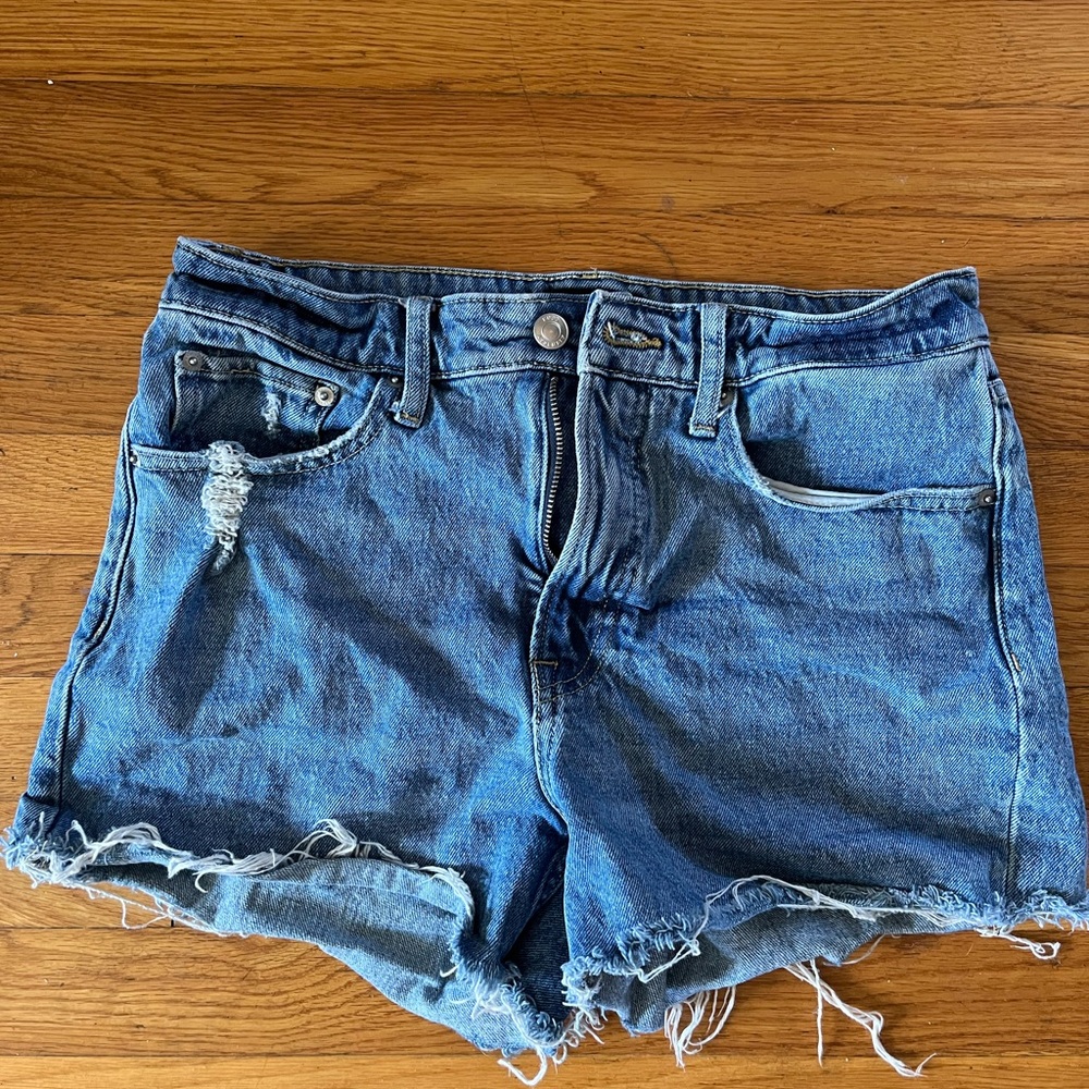 Denim jean shorts